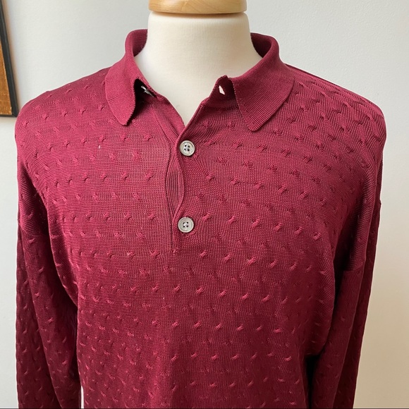 Neiman Marcus Woven Silk Sweater - Picture 2 of 15